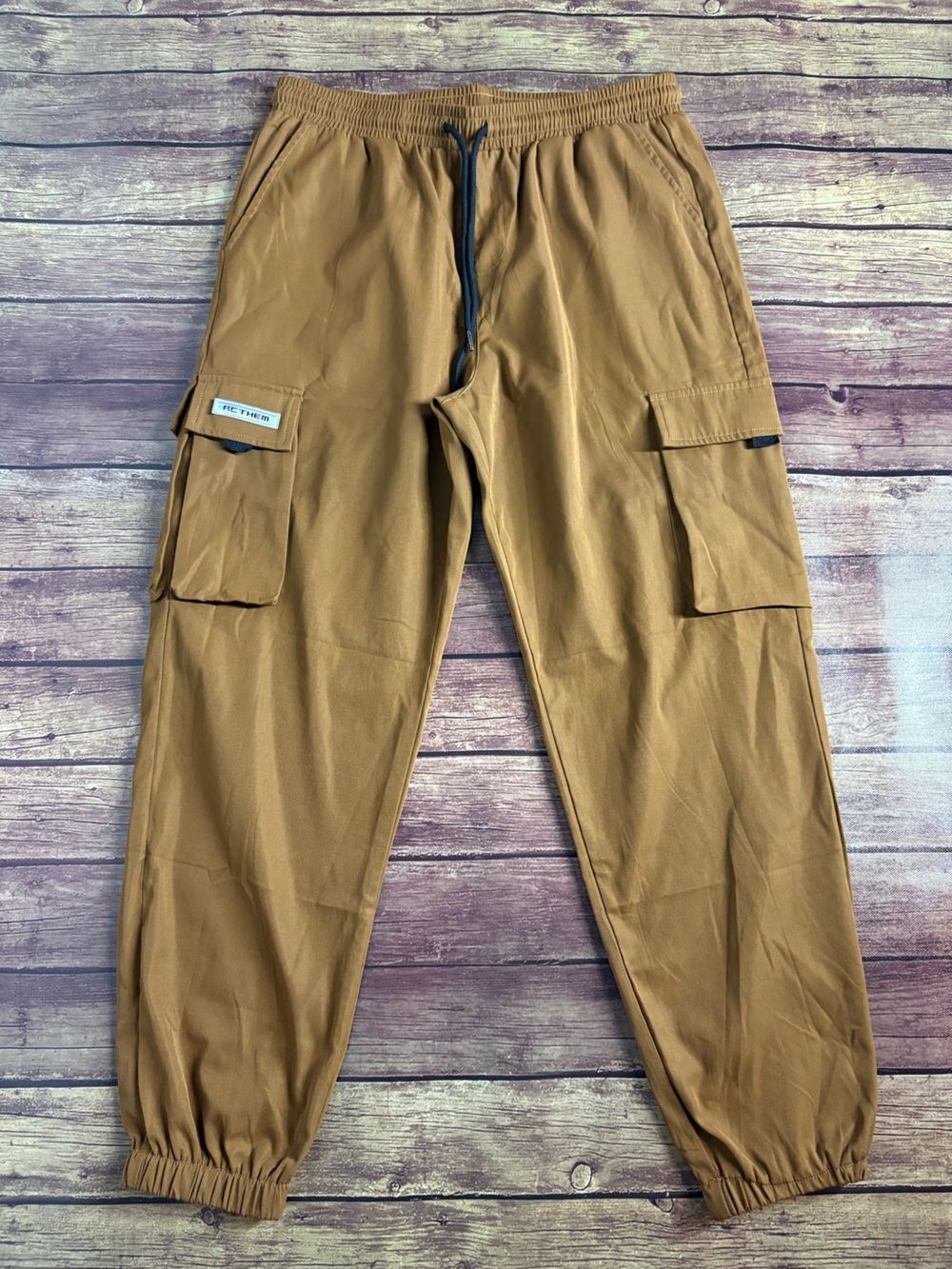 Men's Tan Cargo Pants Size L